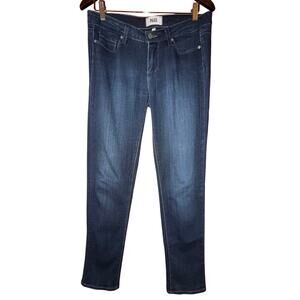 PAIGE Denim Skyline Skinny Jeans In Color Dark Blue Mona Size 27x30